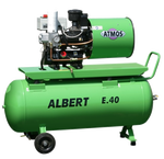 Передвижной компрессор Atmos Albert E 40-RD с ресивером и осушителем